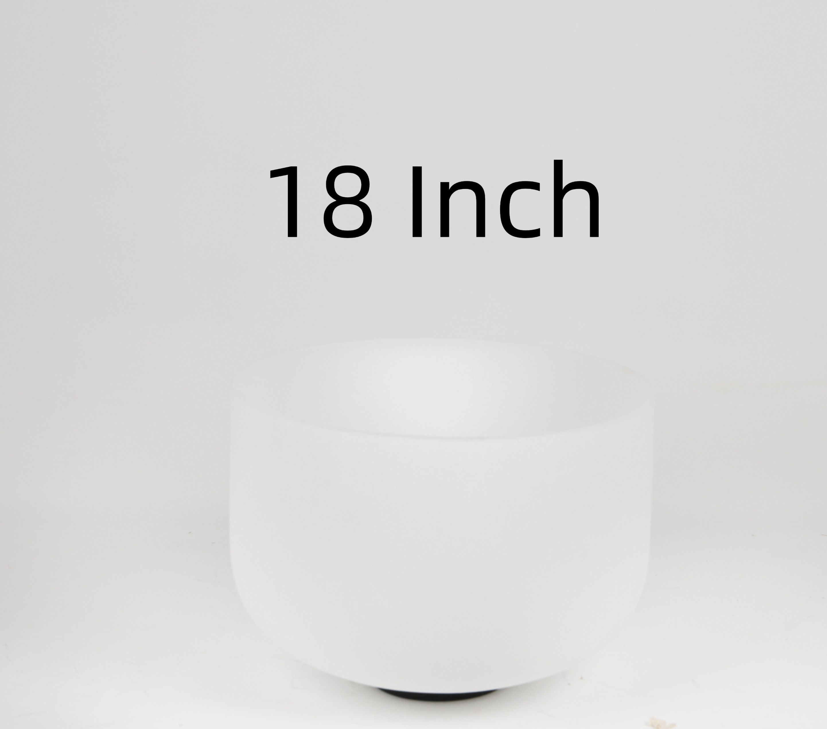 18inch Frosted Crystal Singing Bowl