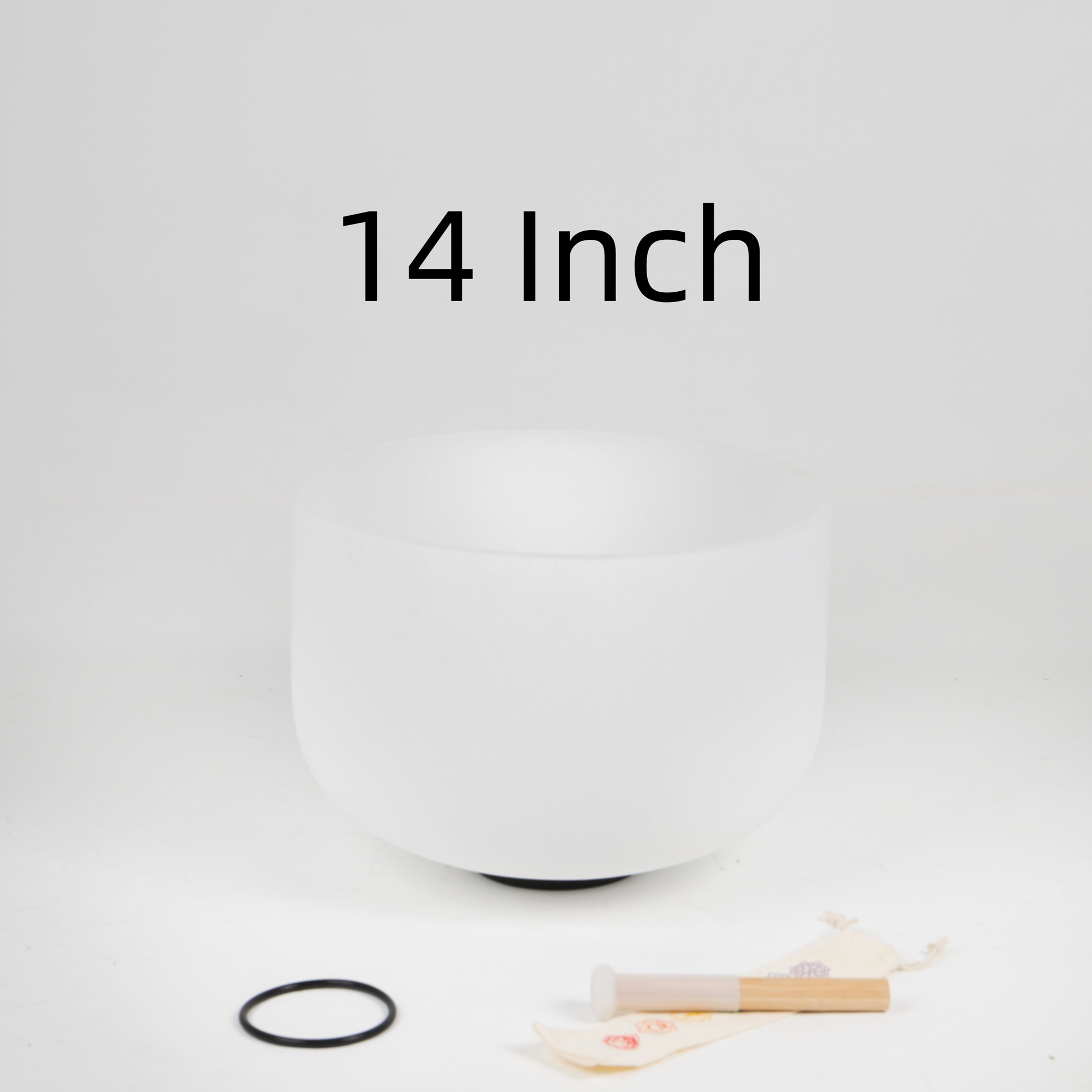 14inch Frosted Crystal Singing Bowl