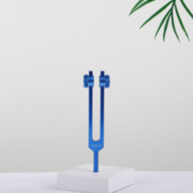 3RD EYE Chakra 221.23Hz Indigo Color Metal Tuning Fork