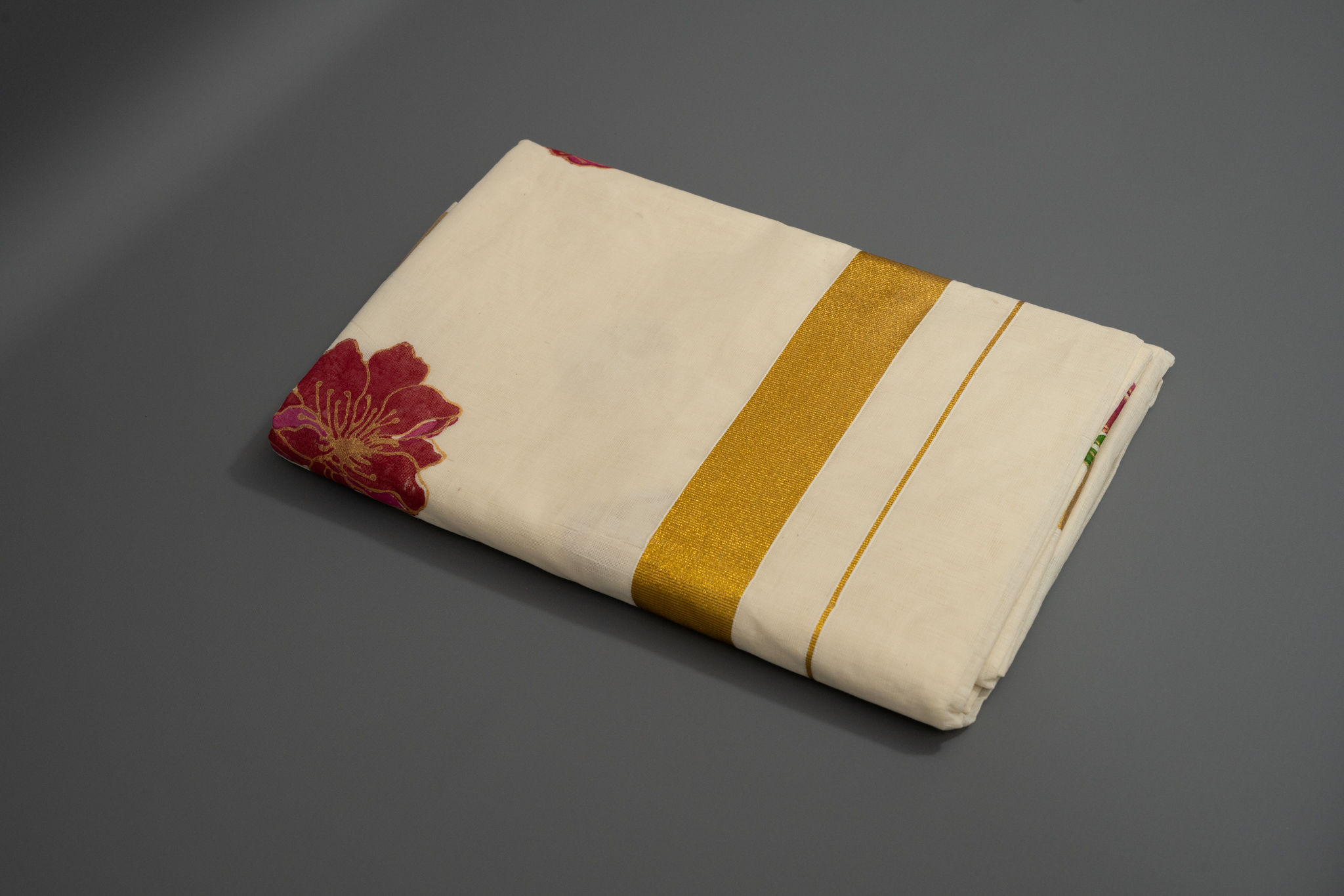 Kerala Set Saree (Printed)