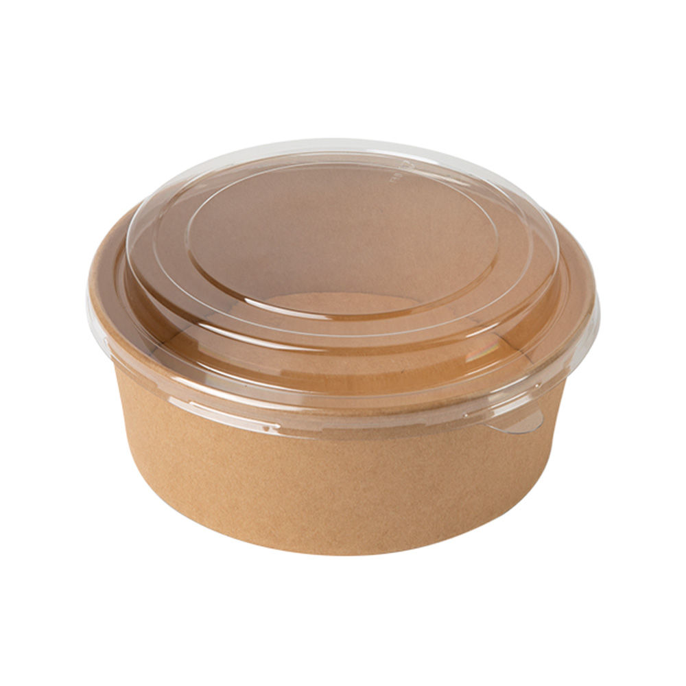 Envase Kraft con Tapa Plastica 750ml / Caja 250 Set