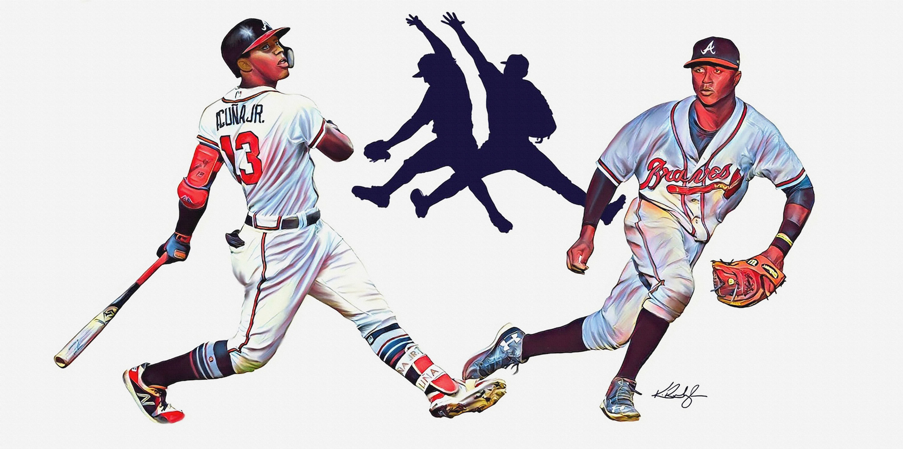 Acuna & Albies / 11"x17" art print