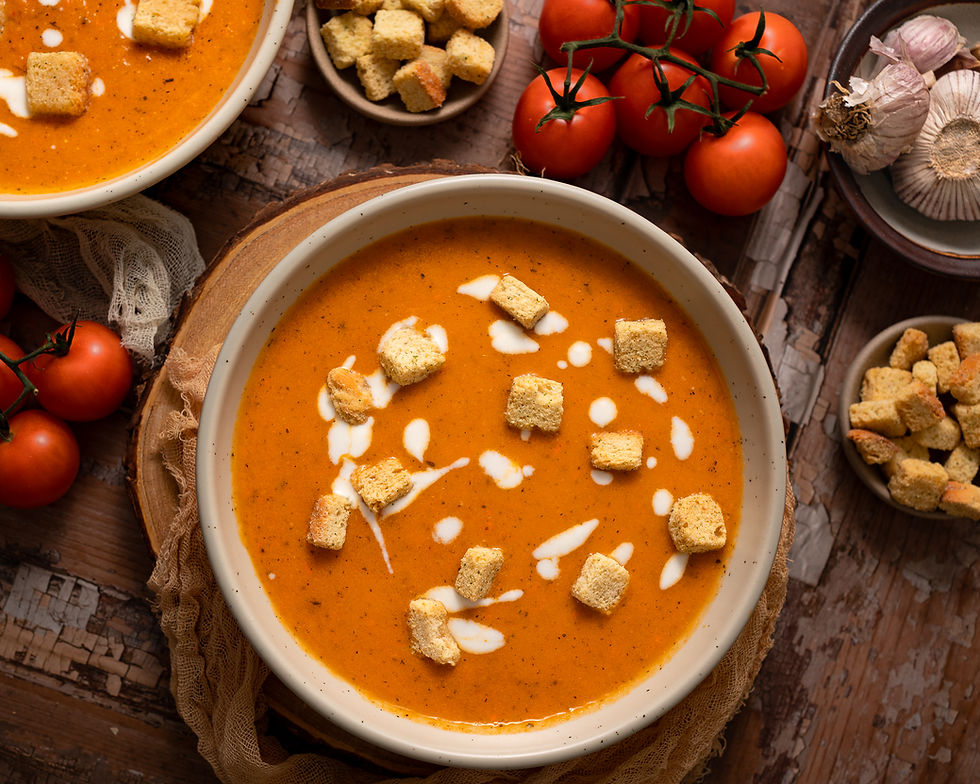 Creamy Vegan Roasted Tomato Soup