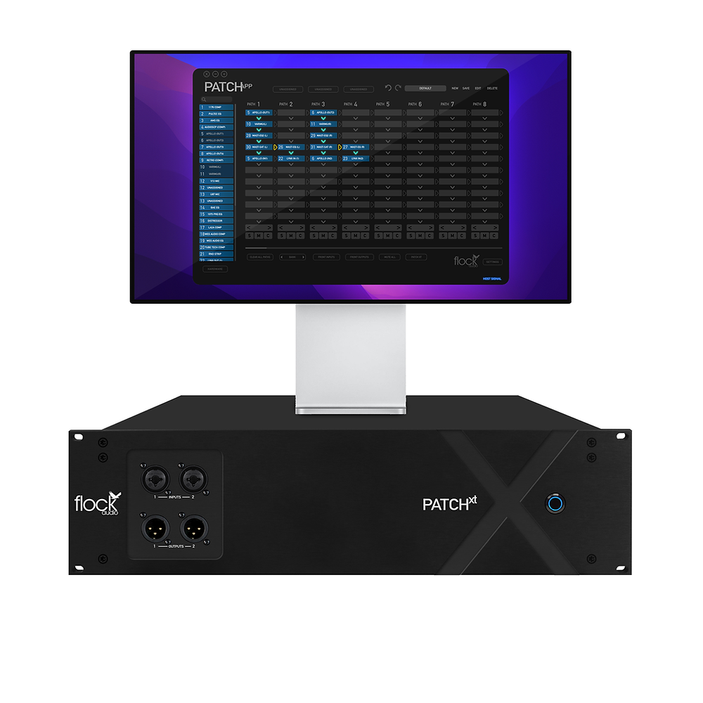 PATCH XT - (192 Channels - 96 In x 96 Out) | Flock Audio Inc.