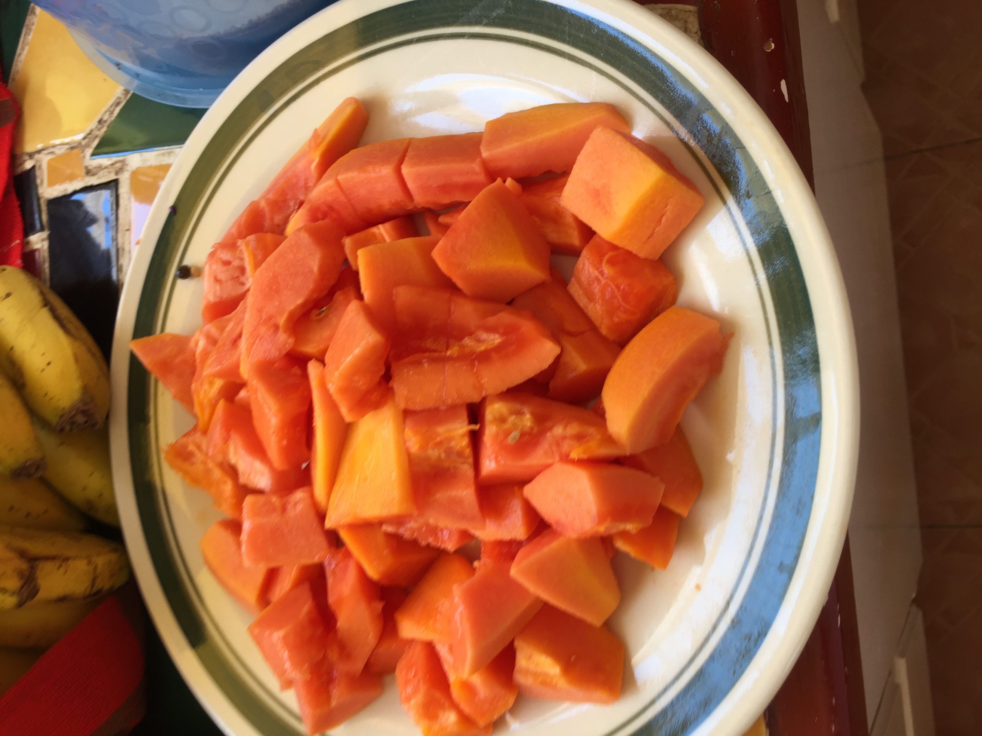 Papaya from the garden
