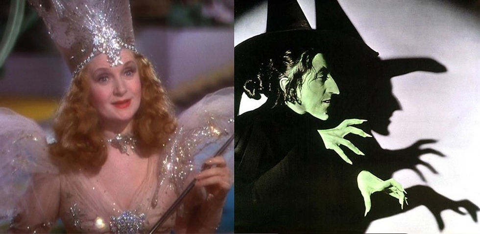 Glinda of Oz vs. The Wicked Witch in the 1938 movie ‘The Wizard of Oz’