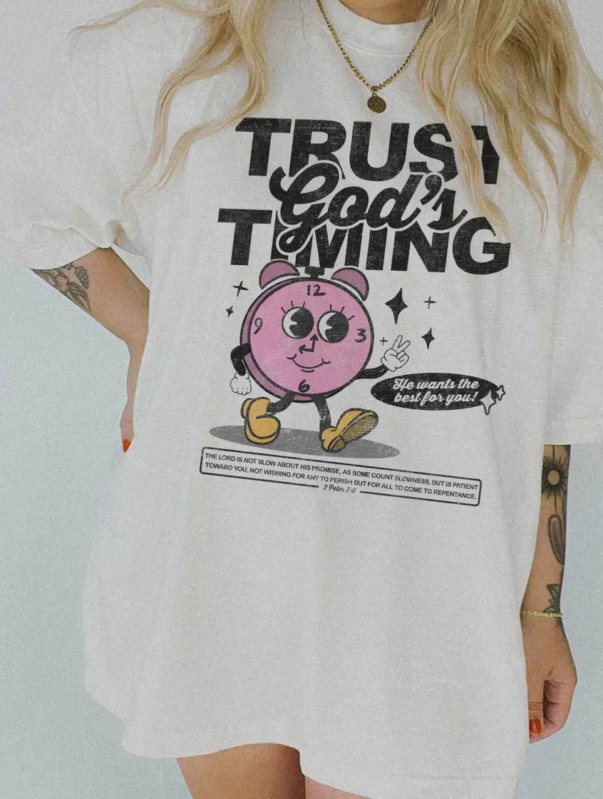 Thumbnail: Trust Gods Timing Tee