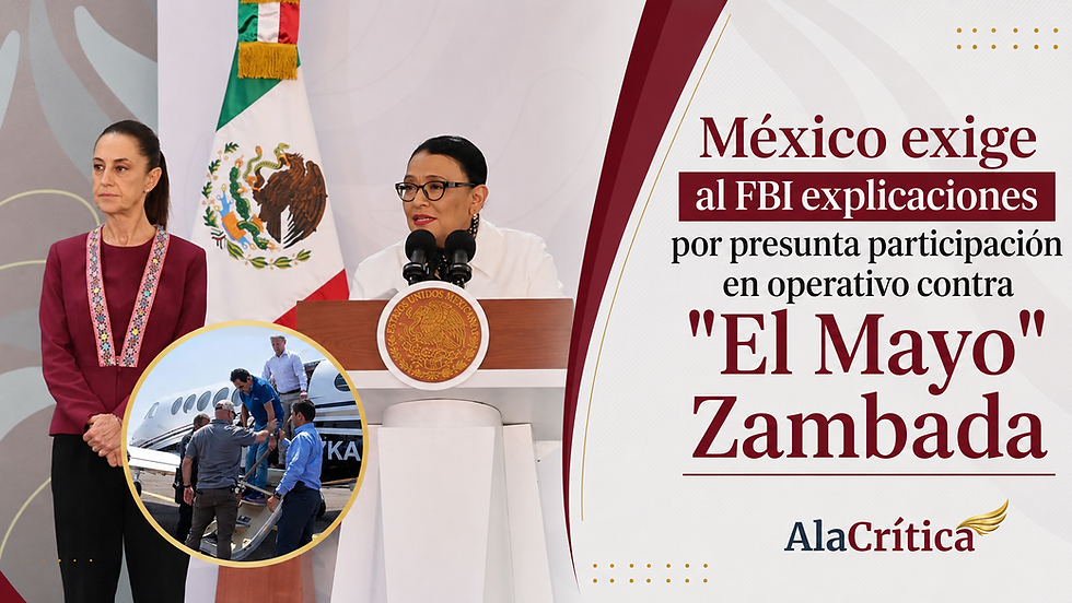 La Presidenta de México, Claudia Sheinbaum y la Secretaria de Gobernación Rosa Icela Rodríguez Velázquez en la conferencia mañanera exponen cronología del caso Ovidio Guzmán y presunta participación del FBI