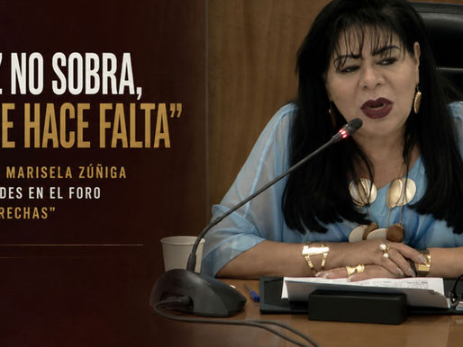 "Su voz no sobra, siempre hace falta": el mensaje de Marisela Zúñiga a las juventudes en el Foro "Rompiendo Brechas"