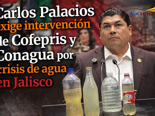 Diputado Carlos Palacios Rodríguez presentando denuncias oficiales ante dependencias federales