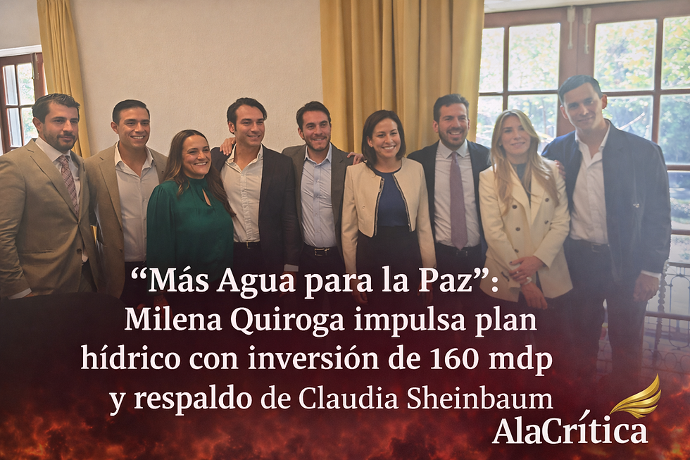 “Más Agua para la Paz”: Milena Quiroga impulsa plan hídrico con inversión de 160 mdp y respaldo de Claudia Sheinbaum