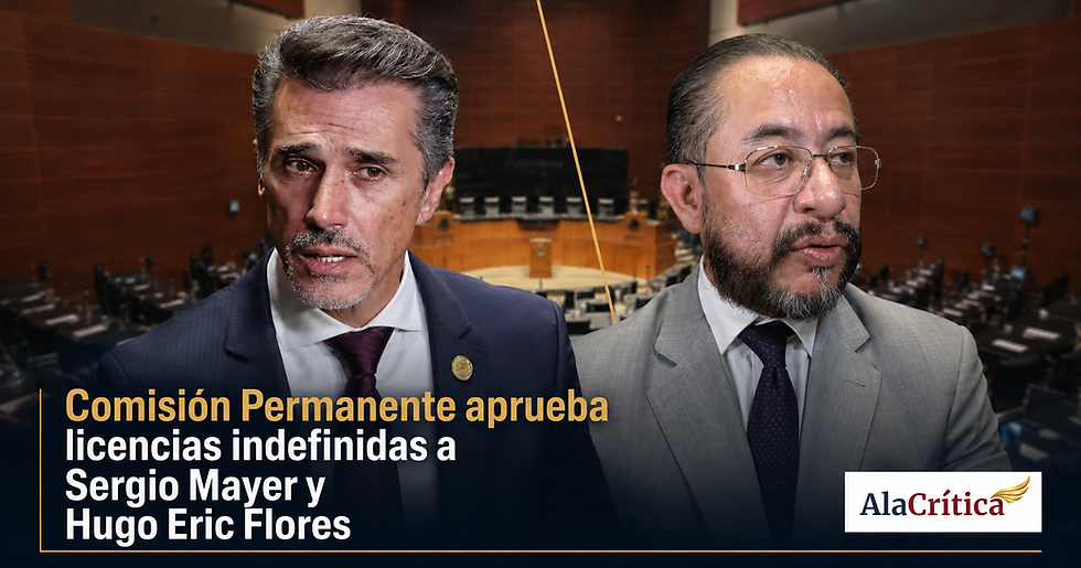 Comisión Permanente aprueba licencias indefinidas a Sergio Mayer y Hugo Eric Flores