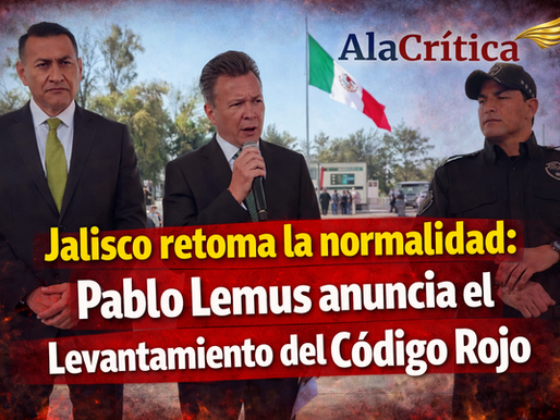 Jalisco retoma la normalidad: Pablo Lemus anuncia el levantamiento del Código Rojo