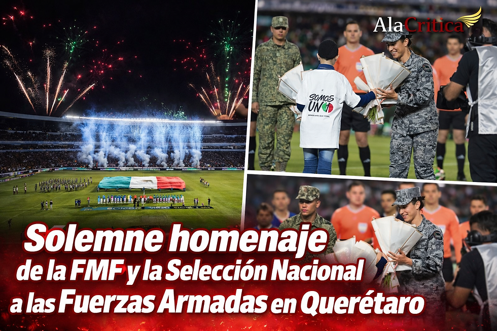 México vs. Islandia: Solemne homenaje de la FMF y la Selección Nacional a las Fuerzas Armadas en Querétaro