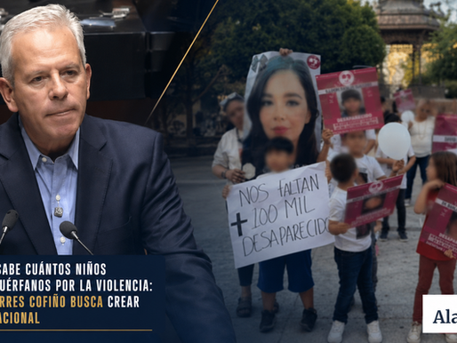 "México no sabe cuántos niños quedaron huérfanos por la violencia: Marcelo Torres Cofiño busca crear registro nacional