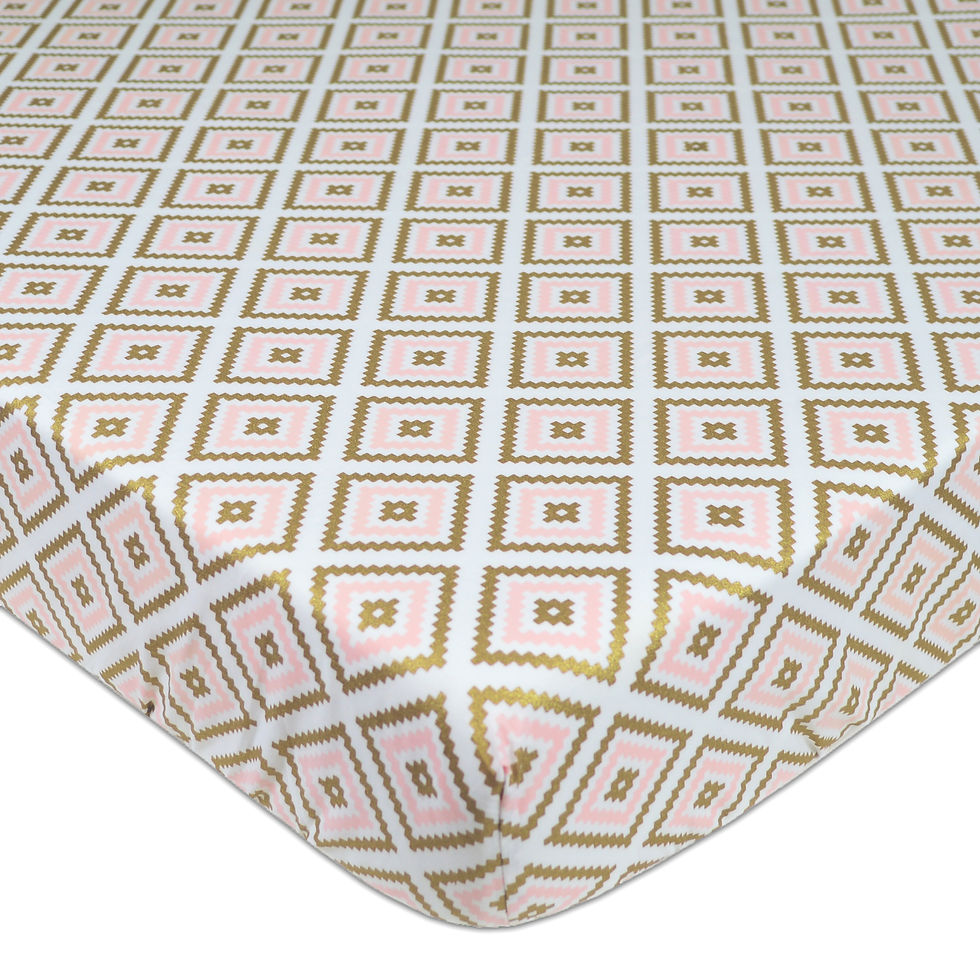 Thumbnail: Gold Sparkle Percale Sheets