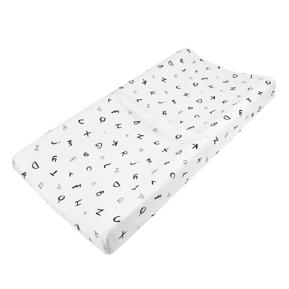 Thumbnail: Printed Jersey Changing Pad Cover