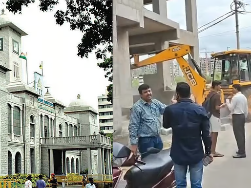 ಅಕ್ರಮ ನಿರ್ಮಾಣದ ವಿರುದ್ಧ ಬಿಬಿಎಂಪಿ ಸಮರ: ಯಲಹಂಕ ವಲಯದಲ್ಲಿ 13 ಕಟ್ಟಡಗಳ ಅನಧಿಕೃತ ಭಾಗ ತೆರವು!
