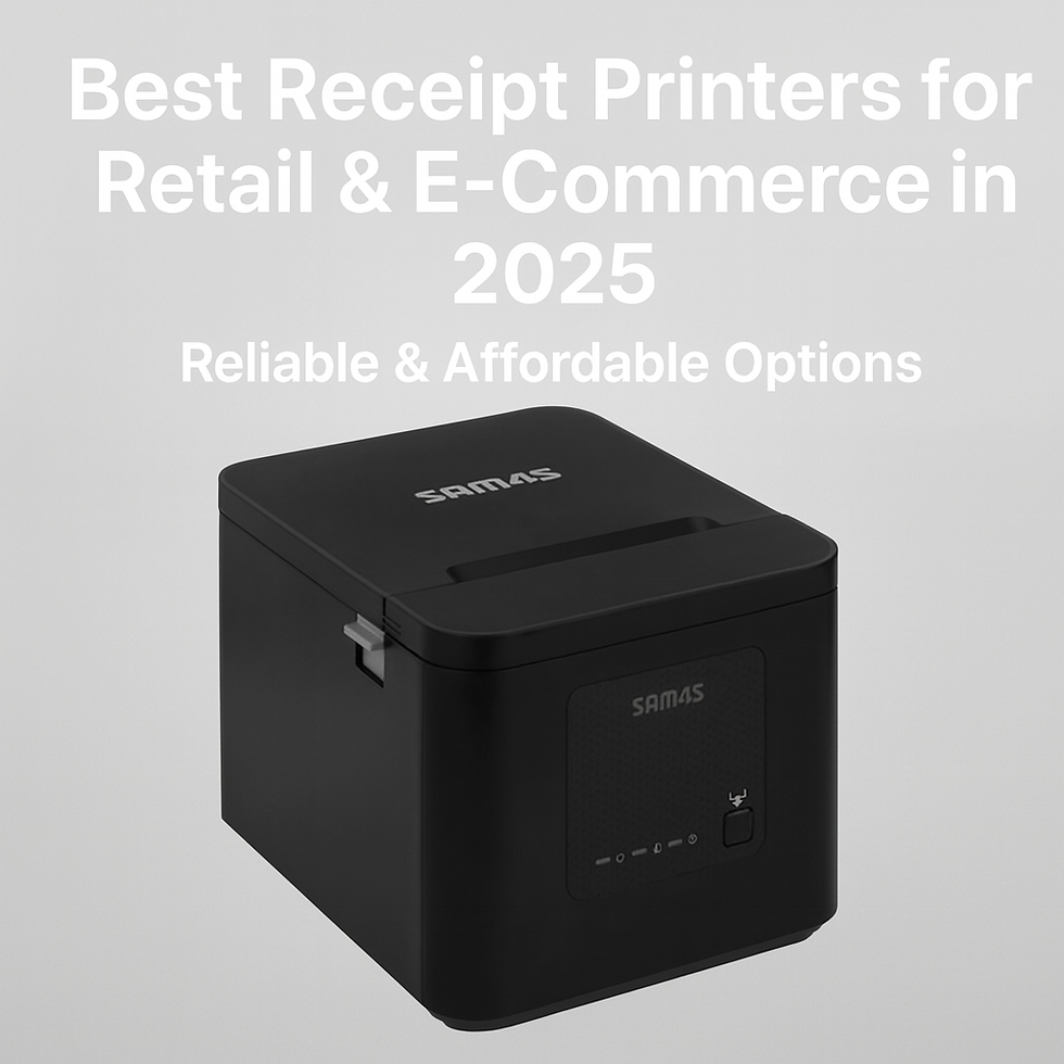 Best receipt printers for retail and e-commerce in 2025 – SAM4S thermal receipt printer, reliable and affordable option for businesses in Australia.