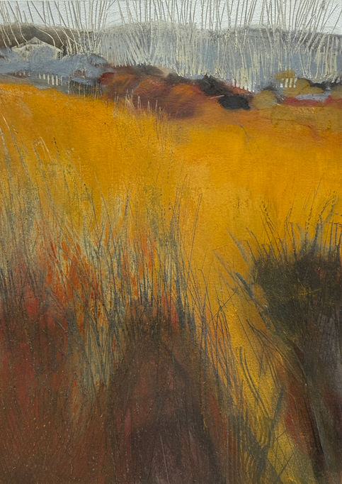 Oil pastels
6.5 x 9"