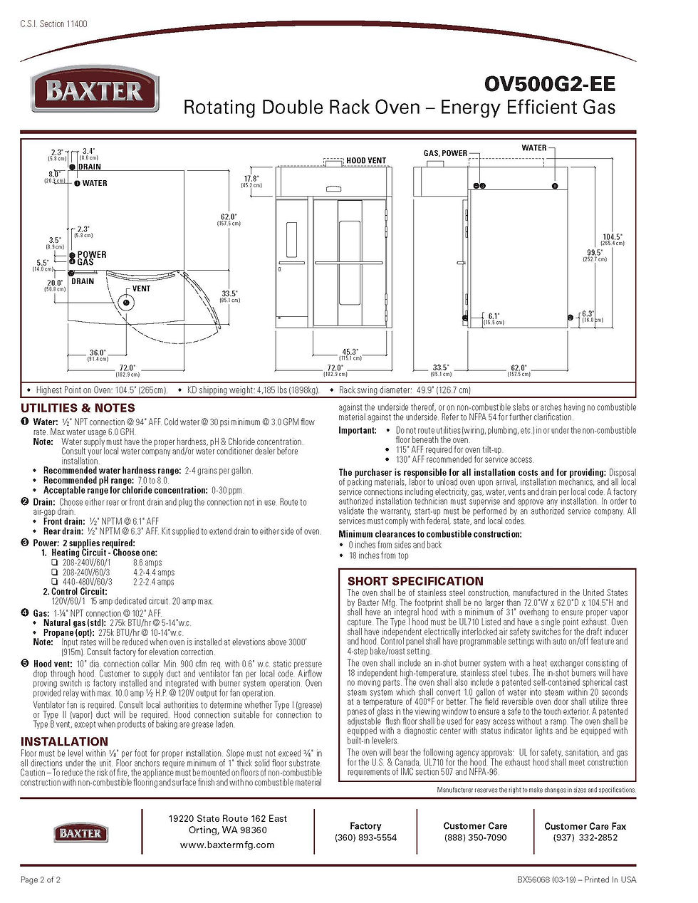 2124 Baxter Double Rack Oven Brochure_Page 02