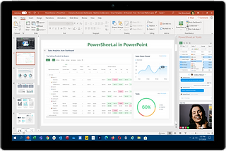 PowerSheet.ai in PowerPoint