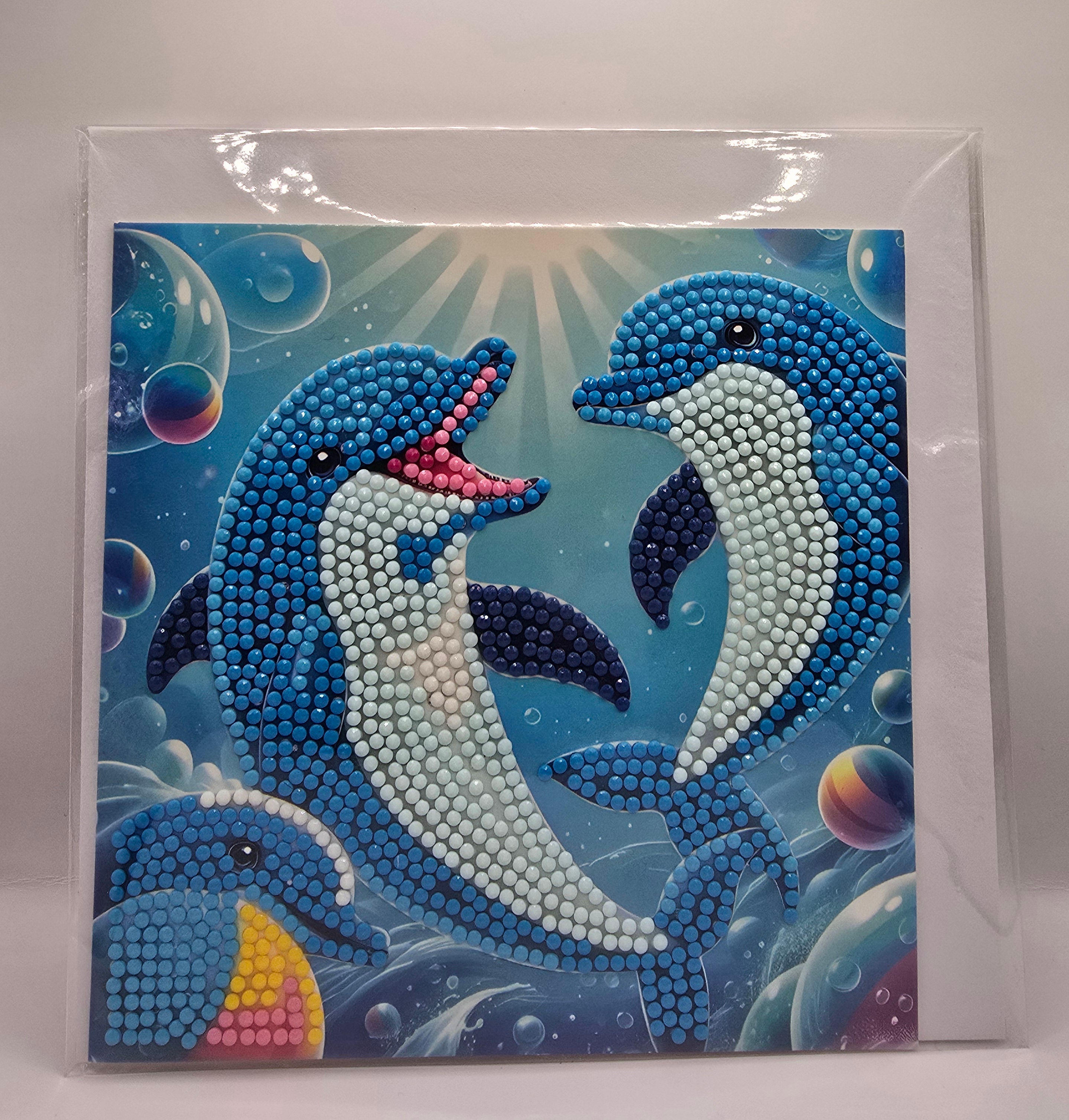 Children Blank Card - Dolphin Duo