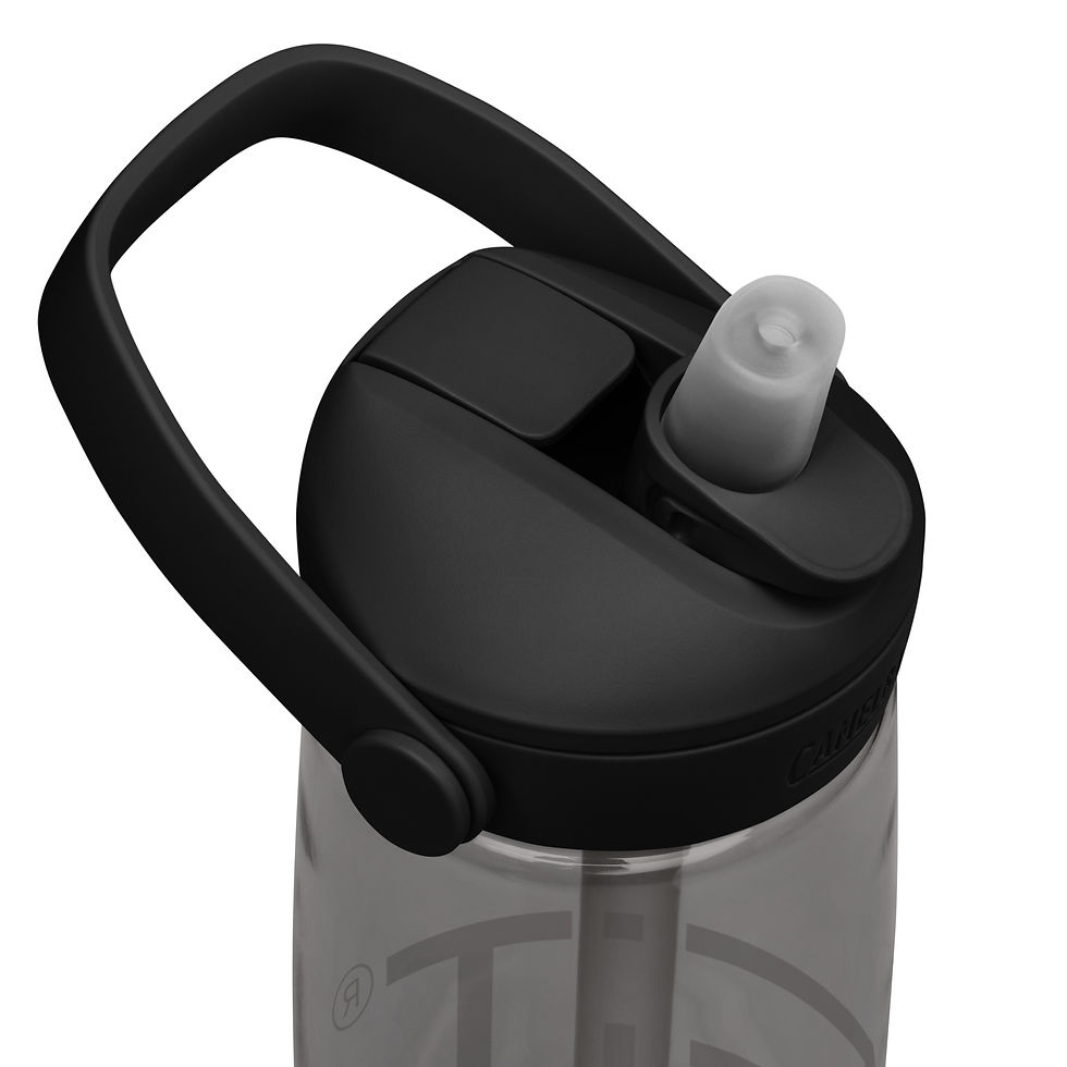 Thumbnail: JOYFIT Trinkflasche mit umklappbarem Trinkhalm | CamelBak Thrive®