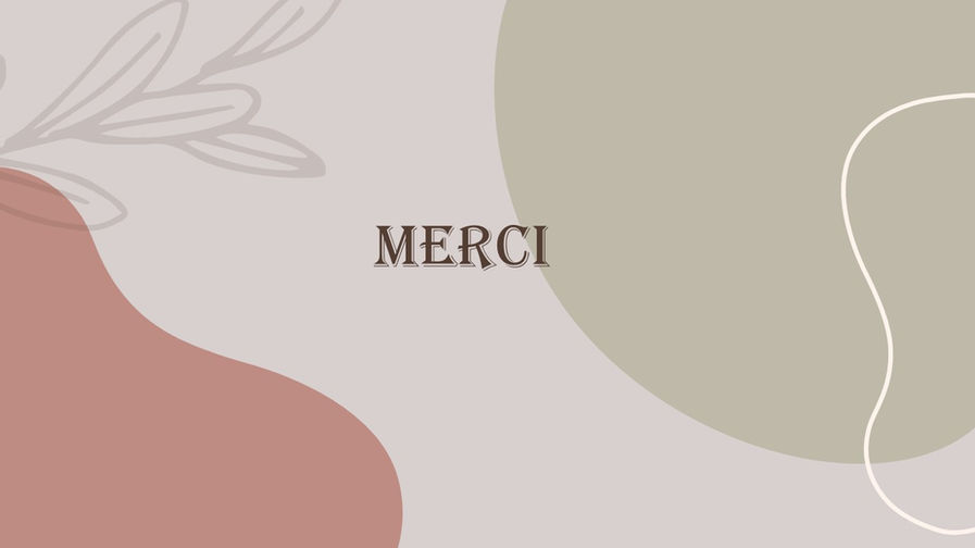 Closing message and acknowledgements from the student