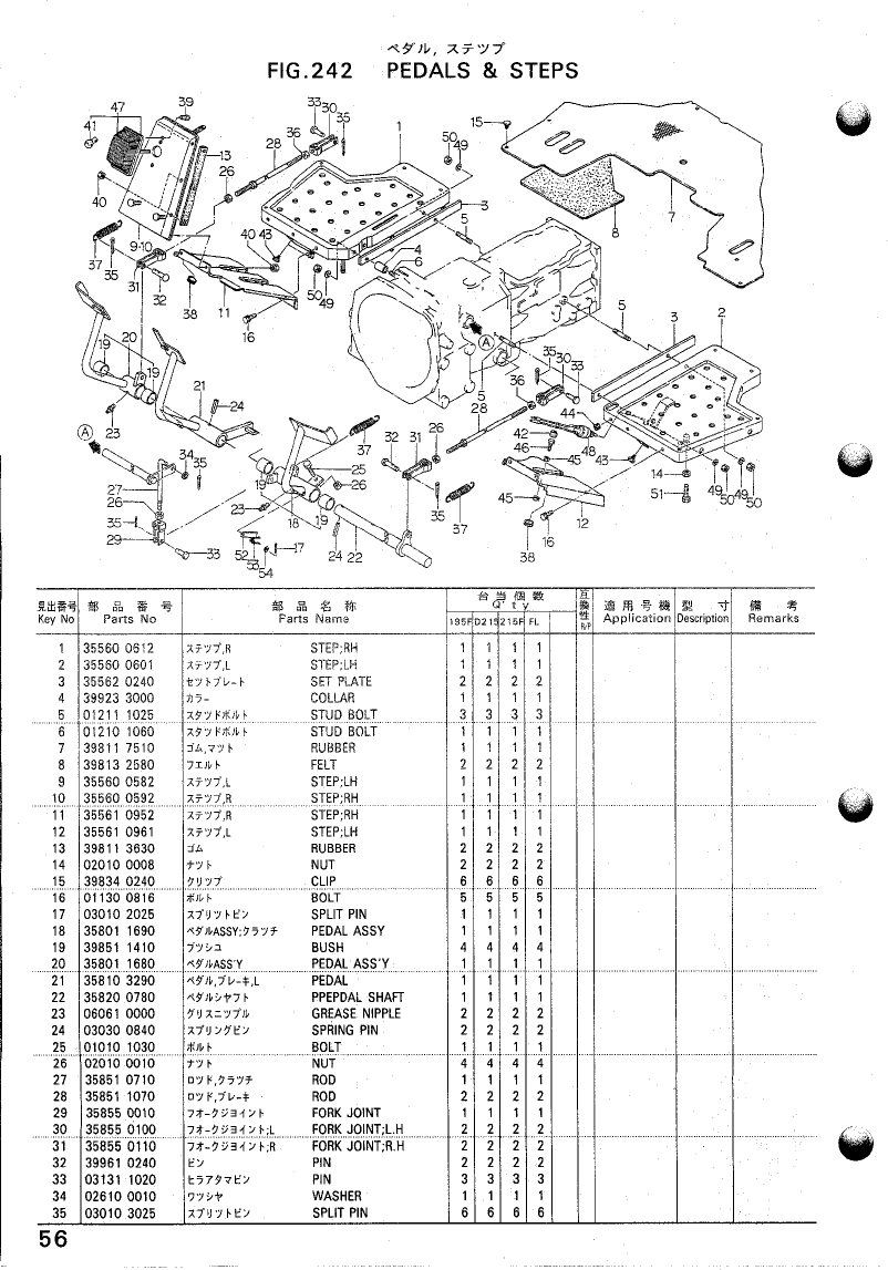 Miniature : Vue éclatée SHIBAURA D195-D215 (F-FL)