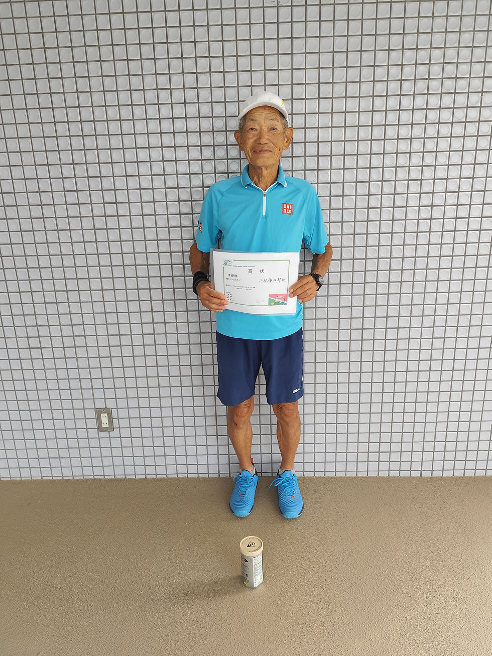 男子シングルスE準優勝