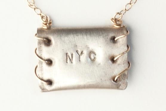 Thumbnail: love letter with 14 k gold thread