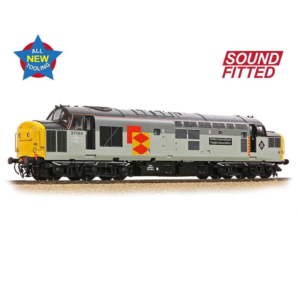 Bachmann 35-307SF Class 37/0 Centre Headcode 37194 'British Int. Freight As