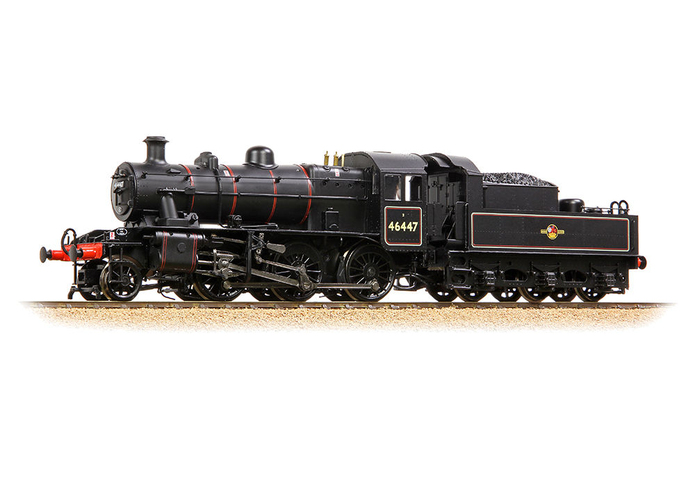32-829B	LMS Ivatt 2MT 46447 BR Lined Black (Late Crest)