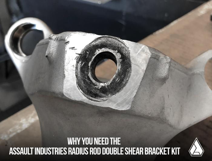Thumbnail: ASSAULT INDUSTRIES RADIUS ROD DOUBLE SHEAR BRACKET KIT (FITS: CAN AM MAVERICK X3
