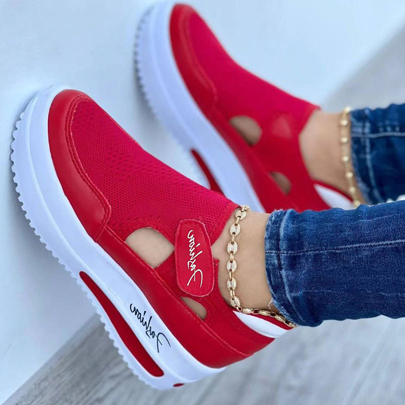Thumbnail: Red Sneakers Women Shoes Woman Tennis Shoes Canvas Shoe Female Casual Shoes Ladi