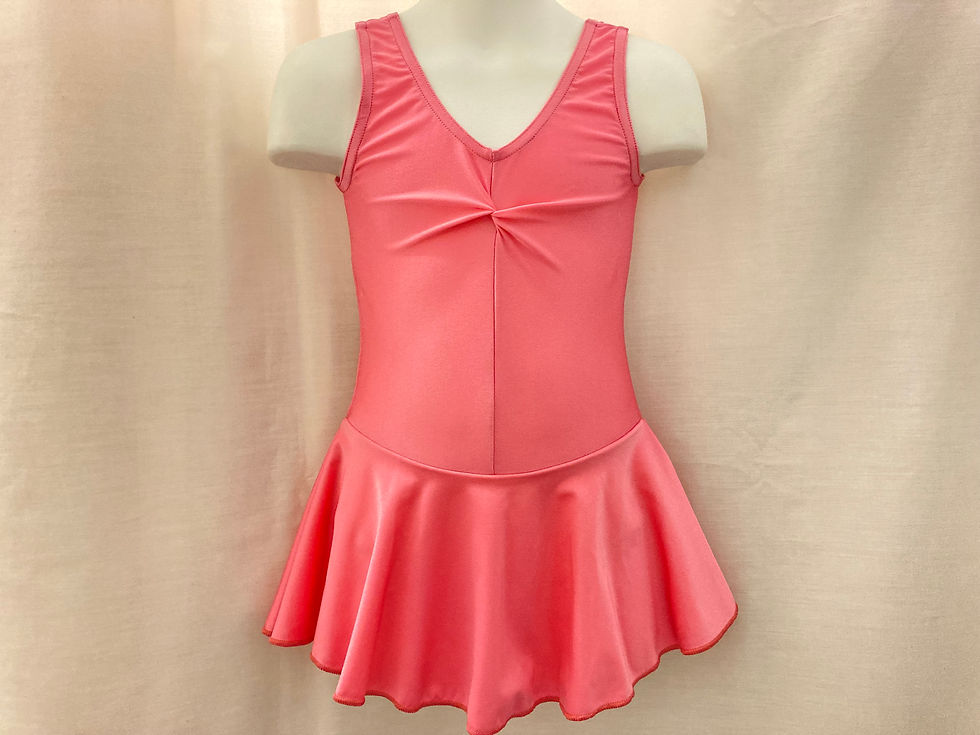 Thumbnail: T&P Junior Nylon Lycra Skirted Leotard