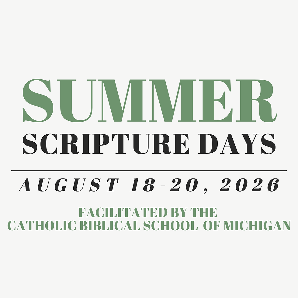 Summer Scripture Days Retreat