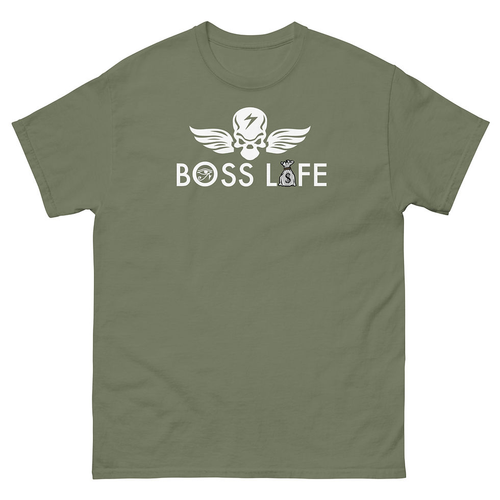 Thumbnail: Boss Life Scull Fly Men's classic tee