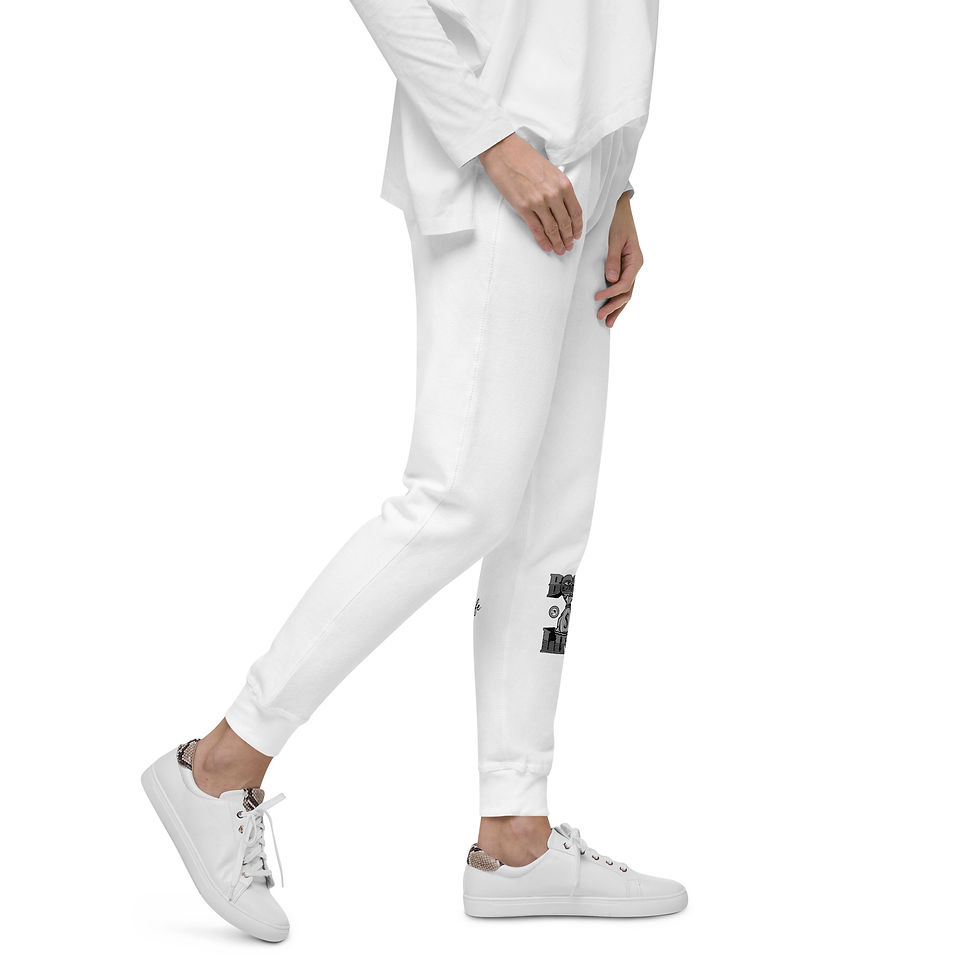 Thumbnail: Boss Life double logoUnisex fleece sweatpants
