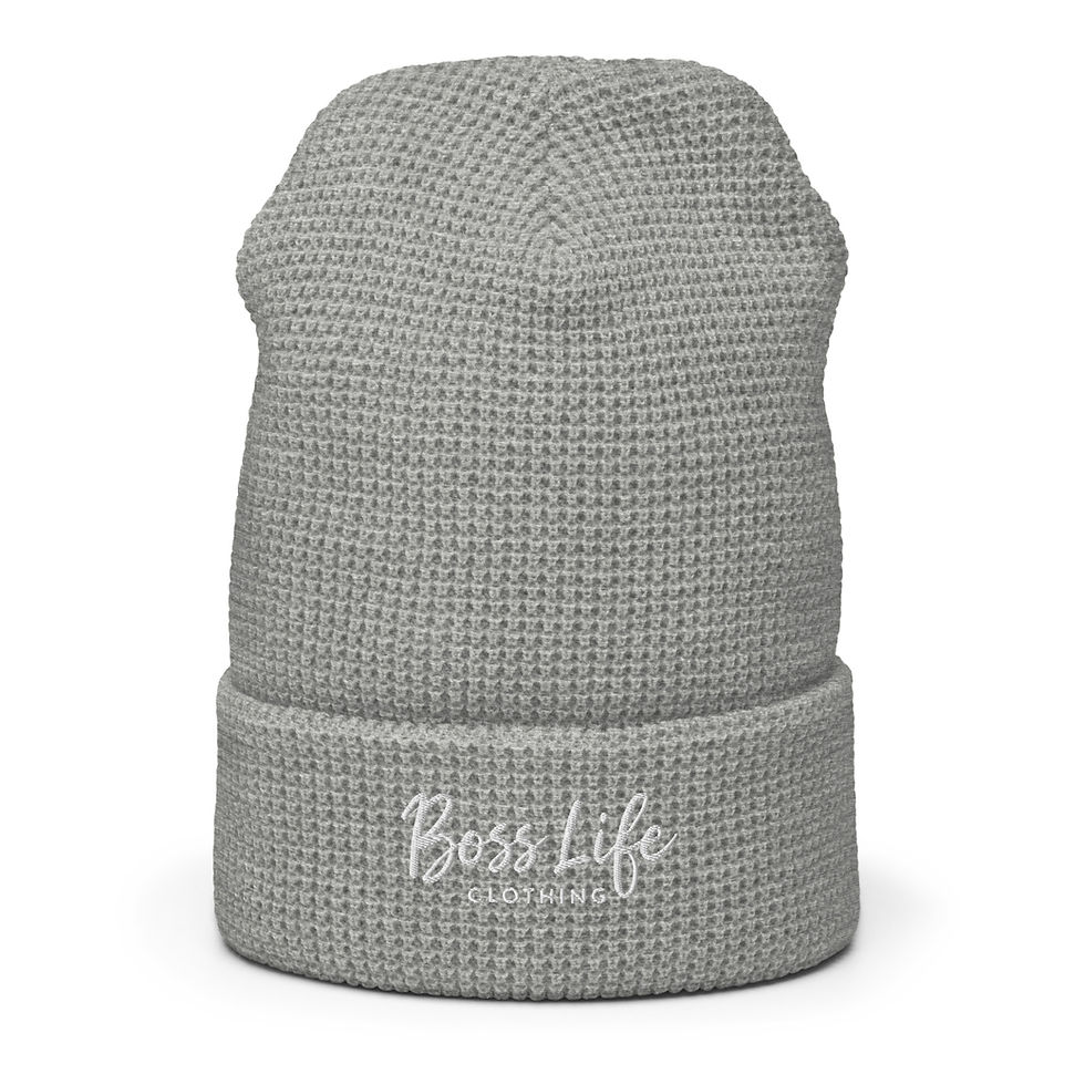 Thumbnail: Boss Life Signature Waffle beanie