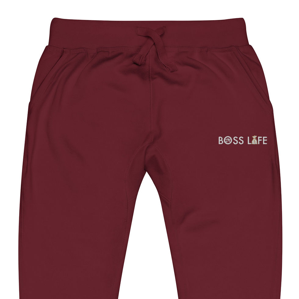 Thumbnail: Boss Life embroisily Unisex fleece sweatpants