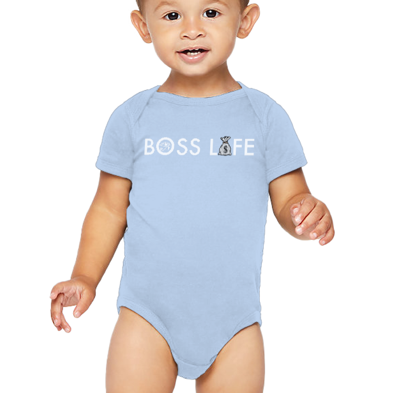 Thumbnail: Infant Unisex Premium Soft Cotton BOSS LIFE Bodysuit