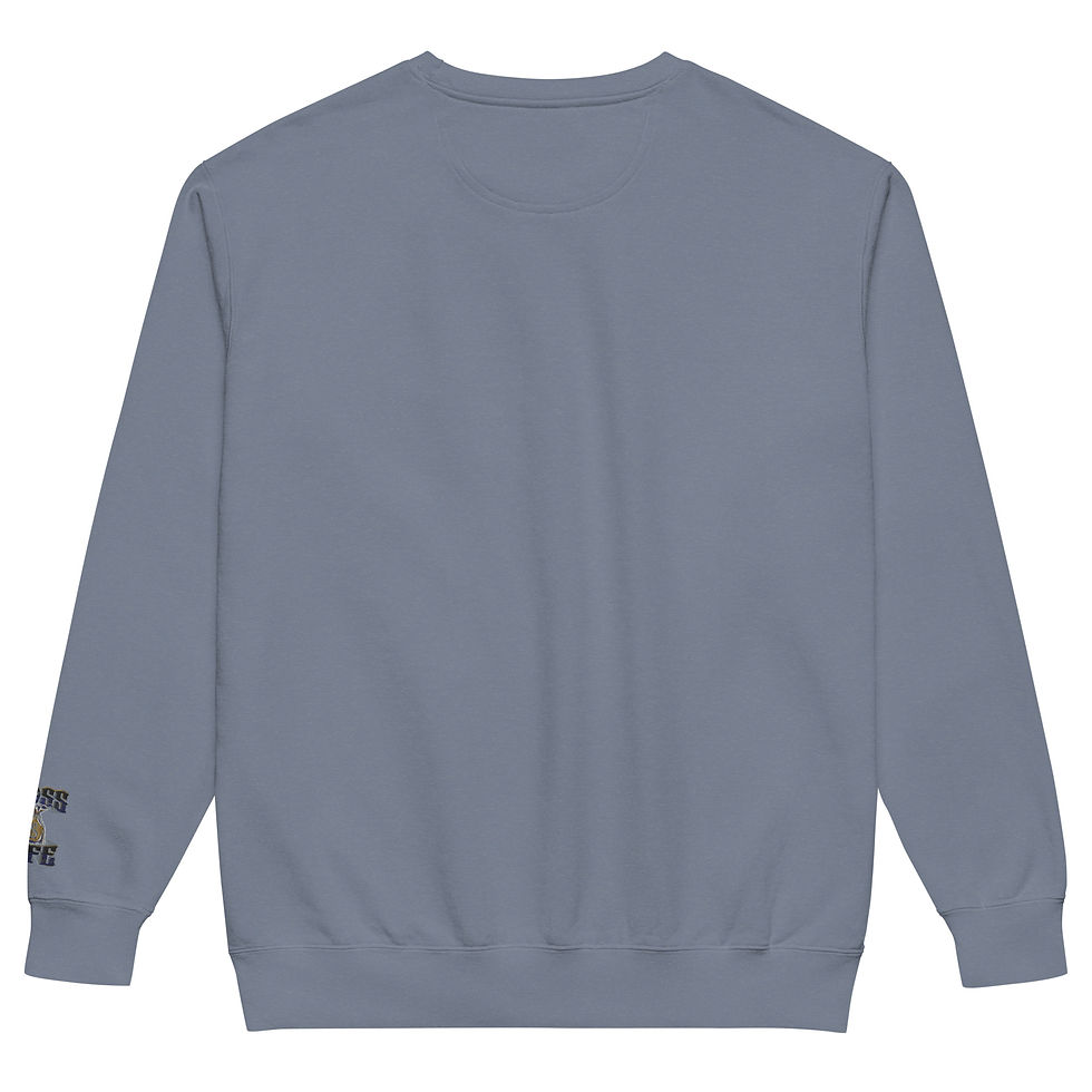 Thumbnail: Boss Life Embroidery African money logo sleeve Unisex garment-dyed sweatshirt