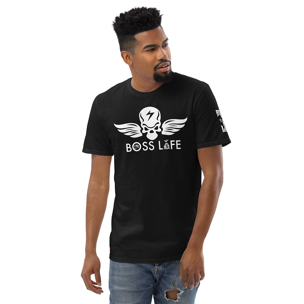 Thumbnail: Boss Life skull fly Short-Sleeve T-Shirt