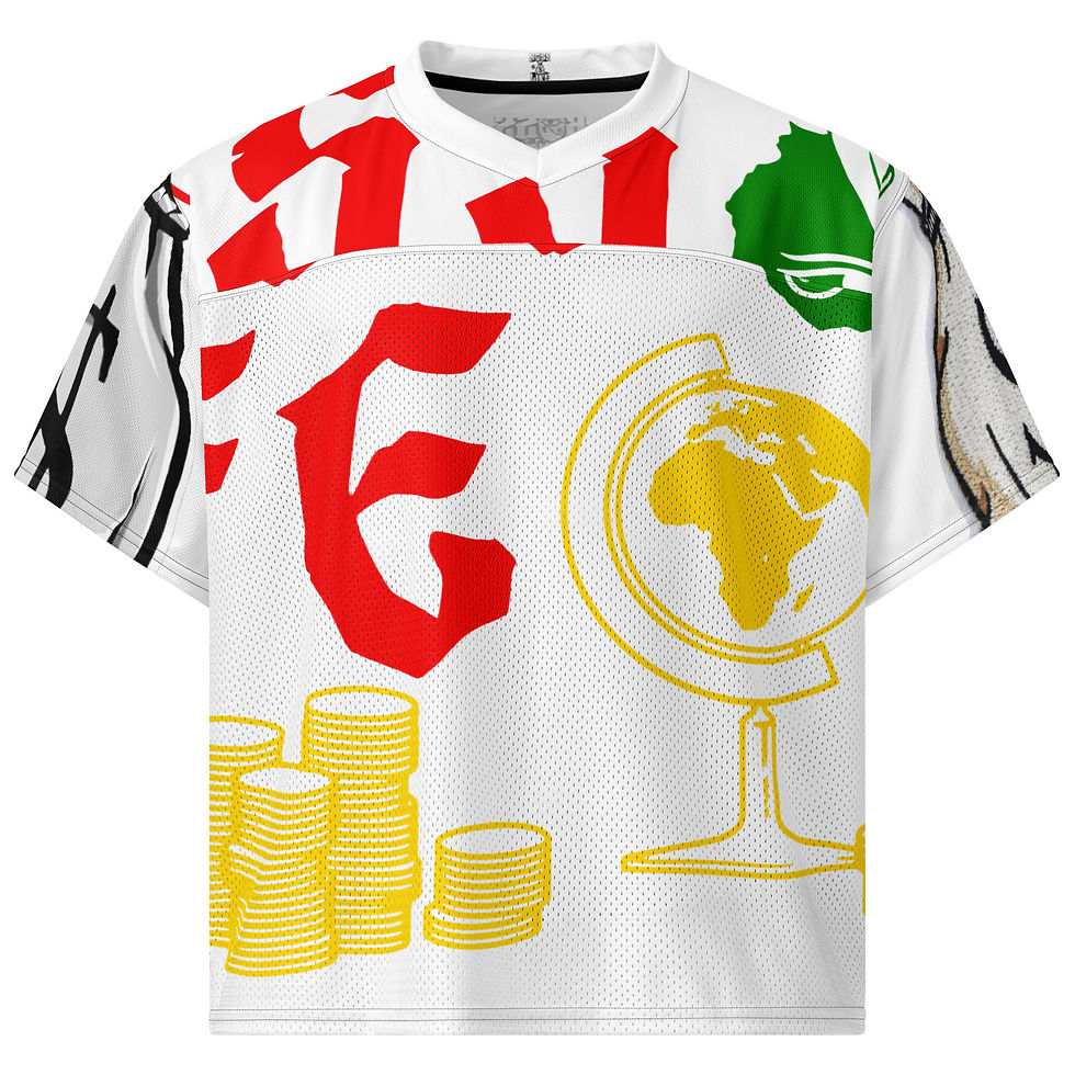 Thumbnail: Boss Life Boxy football jersey