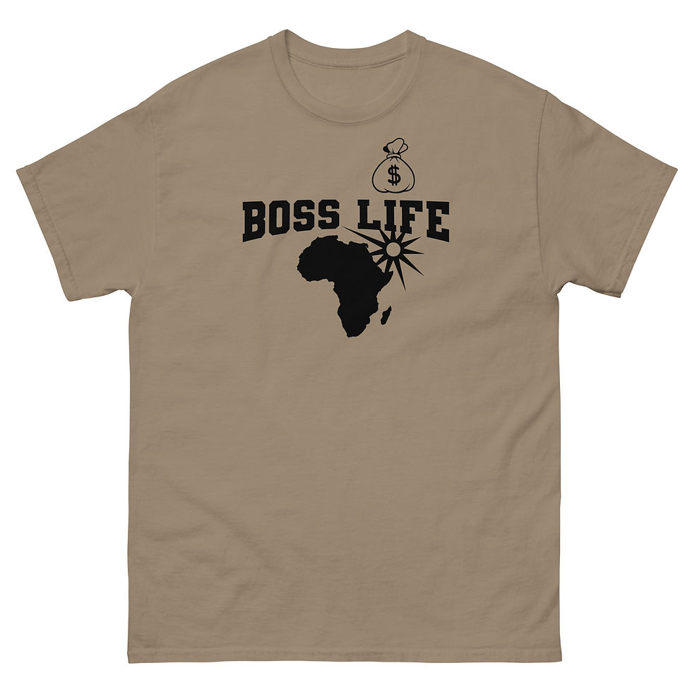 Thumbnail: Boss Life African money Men's classic tee