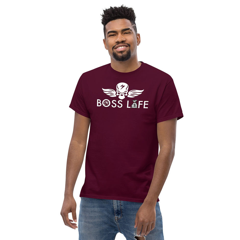 Thumbnail: Boss Life Scull Fly Men's classic tee