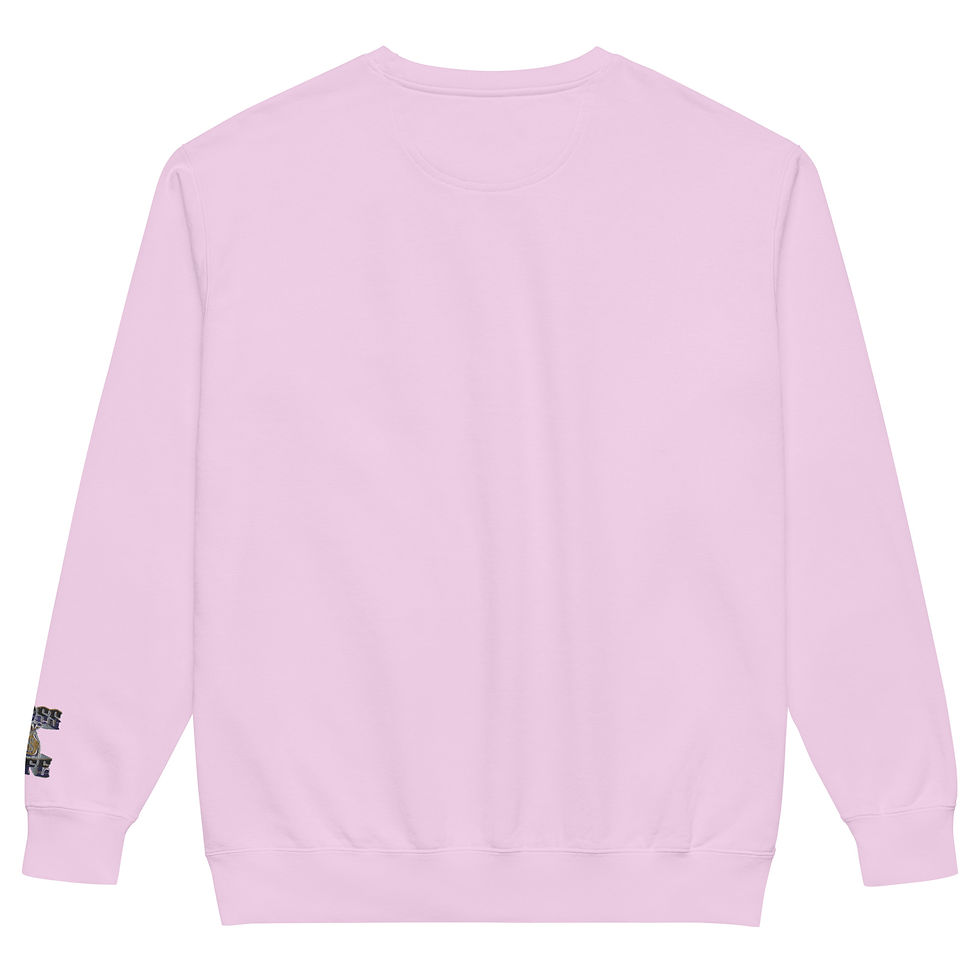 Thumbnail: Boss Life Embroidery African money logo sleeve Unisex garment-dyed sweatshirt