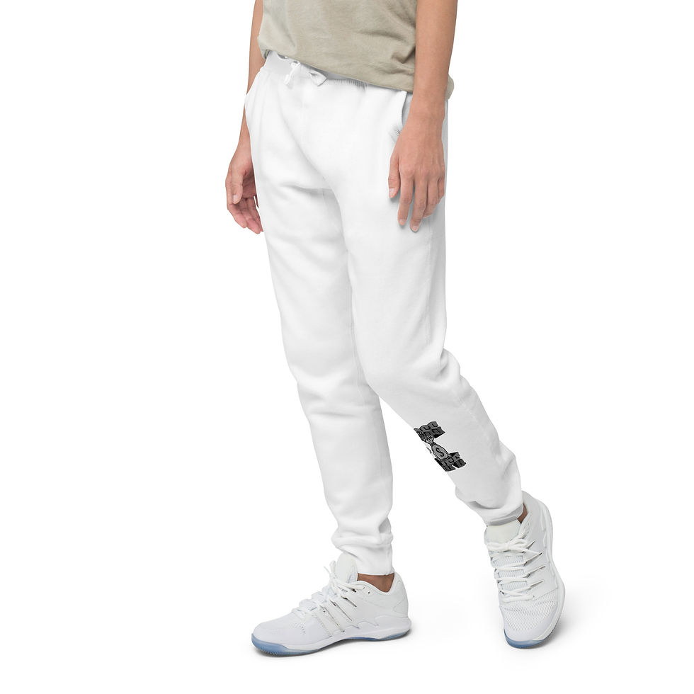 Thumbnail: Boss Life double logoUnisex fleece sweatpants